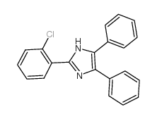 cas no 1707-67-1 is 2-(2-Chlorophenyl)-4,5-diphenylimidazole
