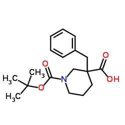 cas no 170838-83-2 is 1-[(tert-butyl)oxycarbonyl]-3-benzylpiperidine-3-carboxylic acid