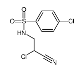 cas no 17260-63-8 is 4-CHLORO-N-(2-CHLORO-2-CYANO-ETHYL)-BENZENESULFONAMIDE