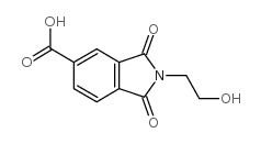 cas no 17329-32-7 is 2-(2-HYDROXY-ETHYL)-1,3-DIOXO-2,3-DIHYDRO-1H-ISOINDOLE-5-CARBOXYLIC ACID