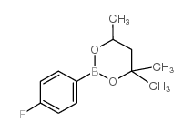 cas no 173341-99-6 is 2-(4-fluorophenyl)-4,4,6-trimethyl-1,3,2-dioxaborinate