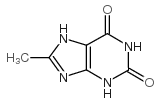 cas no 17338-96-4 is 1H-Purine-2,6-dione,3,9-dihydro-8-methyl-