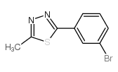cas no 173406-59-2 is 2-(3-bromophenyl)-5-methyl-1,3,4-thiadiazole