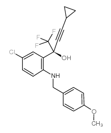 cas no 173676-60-3 is (S)-5-Chloro-(cyclopropylethynyl)-2-[(4-methoxyphenyl)methyl]amion trifluoromethyl benzenemethanol