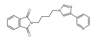 cas no 173838-67-0 is 2-[4-[4-(3-Pyridinyl)-1H-imidazol-1-yl]butyl]-1H-isoindole-1,3(2H)-dione