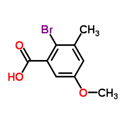 cas no 174417-54-0 is 2-Bromo-5-methoxy-3-methylbenzoic acid