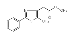 cas no 175136-29-5 is methyl 2-(5-methyl-2-phenyl-1,3-thiazol-4-yl)acetate