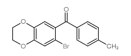 cas no 175136-42-2 is (7-Bromo-2,3-dihydro-1,4-benzodioxin-6-yl)(4-methylphenyl)methanone