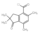 cas no 175136-59-1 is 2,2,5,7-TETRAMETHYL-1-OXOINDANE-4-CARBONYL CHLORIDE