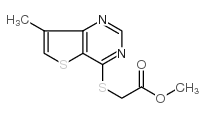 cas no 175137-23-2 is METHYL 2-[(7-METHYLTHIENO[3,2-D]PYRIMIDIN-4-YL)THIO]ACETATE