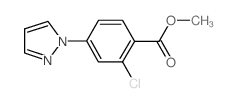 cas no 175153-39-6 is METHYL 2-CHLORO-4-(1H-PYRAZOL-1-YL)BENZENECARBOXYLATE