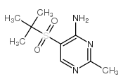cas no 175201-85-1 is 5-(TERT-BUTYLSULFONYL)-2-METHYLPYRIMIDIN-4-AMINE