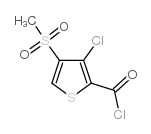 cas no 175201-87-3 is 3-CHORO-4-(METHYLSUFONYL)THIOPHENE-2-CARBONYL CHLORIDE