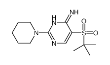 cas no 175202-16-1 is 5-tert-butylsulfonyl-2-piperidin-1-ylpyrimidin-4-amine