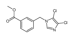 cas no 175203-11-9 is METHYL 3-(4,5-DICHLOROIMIDAZOL-1-YLMETHYL)BENZOATE