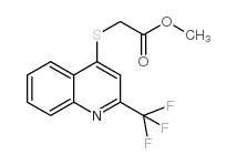 cas no 175203-42-6 is methyl 2-[2-(trifluoromethyl)quinolin-4-yl thio]-acetate
