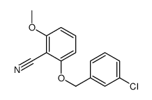cas no 175204-01-0 is 2-(3-Chlorobenzyloxy)-6-methoxybenzonitrile