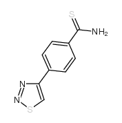cas no 175205-52-4 is 4-(1,2,3-THIADIAZOL-4-YL)BENZENE-1-CARBOTHIOAMIDE