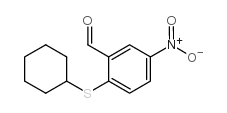 cas no 175278-46-3 is 2-(cyclohexylthio)-5-nitrobenzaldehyde