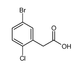 cas no 177985-34-1 is 2-(5-bromo-2-chlorophenyl)acetic acid