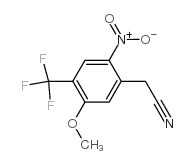 cas no 178896-77-0 is 5-Methoxy-2-nitro-4-(trifluoroMethyl)phenylacetonitrile