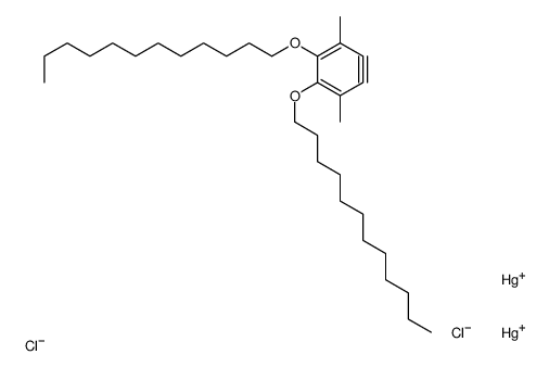 cas no 178959-28-9 is 3,6-didodecyloxy-4,5-dimethyl-1,2-phenylene-bis(mercury chloride)