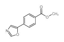 cas no 179057-14-8 is METHYL 4-(OXAZOL-5-YL)BENZOATE