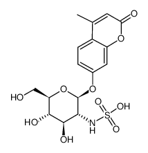 cas no 180088-52-2 is 4-Methylumbelliferyl2-sulfamino-2-deoxy-a-D-gluc]