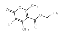 cas no 18152-79-9 is 2H-Pyran-5-carboxylicacid, 3-bromo-4,6-dimethyl-2-oxo-, ethyl ester