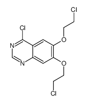 cas no 183322-21-6 is 4-Chloro-6,7-bis-(2-chloroethoxy)quinazoline