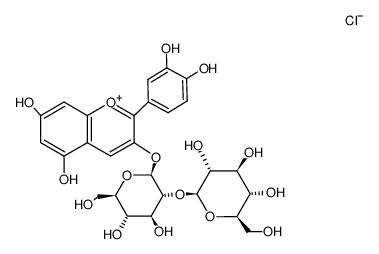 cas no 18376-31-3 is Cyanidin 3-sophoroside chloride