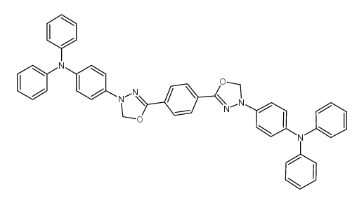 cas no 184101-38-0 is 1,4-bis(5-(4-diphenylamino)phenyl-1,3,4-oxadiazol-2-yl)benzene