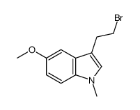 cas no 185558-16-1 is 3-(2-bromoethyl)-5-methoxy-1-methylindole