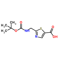 cas no 185804-36-8 is 2-[(tert-butoxycarbonylamino)methyl]thiazole-5-carboxylic acid