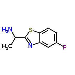 cas no 185949-48-8 is (1R)-1-(6-Fluoro-1,3-benzothiazol-2-yl)ethanamine