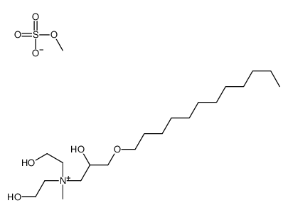 cas no 18602-17-0 is [3-(dodecyloxy)-2-hydroxypropyl]bis(2-hydroxyethyl)methylammonium methyl sulphate