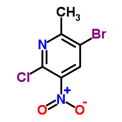 cas no 186413-75-2 is 3-Bromo-6-chloro-2-methyl-5-nitropyridine