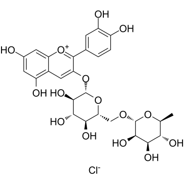 cas no 18719-76-1 is cyanidin 3-O-rutinoside chloride