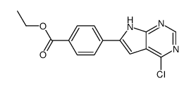 cas no 187724-93-2 is ethyl 4-(4-chloro-7H-pyrrolo[2,3-d]pyrimidin-6-yl)benzoate