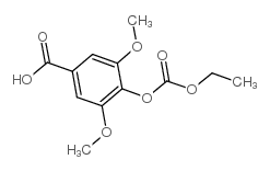 cas no 18780-67-1 is 4-ethoxycarbonyloxy-3,5-dimethoxybenzoic acid
