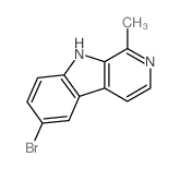 cas no 18813-71-3 is 9H-Pyrido[3,4-b]indole, 6-bromo-1-methyl-