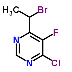 cas no 188416-28-6 is 6-(1-Bromoethyl)-4-chloro-5-fluoropyrimidine