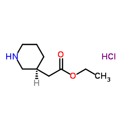 cas no 188883-58-1 is (S)-Piperidin-3-yl-acetic acid ethyl ester