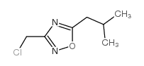 cas no 189130-85-6 is 3-(CHLOROMETHYL)-5-ISOBUTYL-1,2,4-OXADIAZOLE