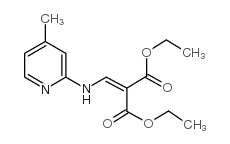 cas no 19056-88-3 is Propanedioic acid,2-[[(4-methyl-2-pyridinyl)amino]methylene]-, 1,3-diethyl ester