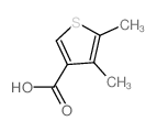 cas no 19156-52-6 is 4,5-dimethylthiophene-3-carboxylic acid(SALTDATA: FREE)