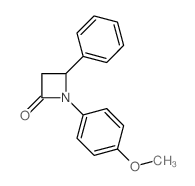 cas no 19340-68-2 is 2-Azetidinone,1-(4-methoxyphenyl)-4-phenyl-