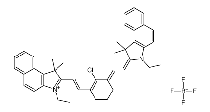 cas no 193687-63-7 is 2-[(E)-2-{(3E)-2-Chloro-3-[(2Z)-2-(3-ethyl-1,1-dimethyl-1,3-dihyd ro-2H-benzo[e]indol-2-ylidene)ethylidene]-1-cyclohexen-1-yl}vinyl ]-3-ethyl-1,1-dimethyl-1H-benzo[e]indolium tetrafluoroborate
