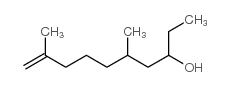 cas no 19550-54-0 is 5,9-dimethyl-8-decen-3-ol