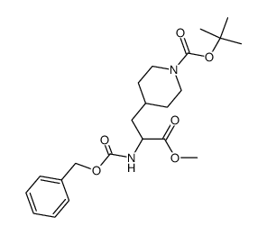 cas no 195877-39-5 is 1-BOC-4-(2-CBZ-AMINO-2-METHOXYCARBONYL-ETHYL)PIPERIDINE
